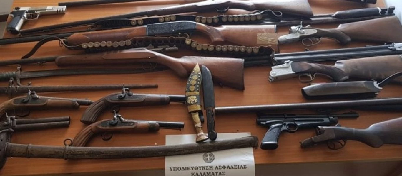 Καλαμάτα: Γυναίκα είχε μετατρέψει το σπίτι της σε… οπλοστάσιο